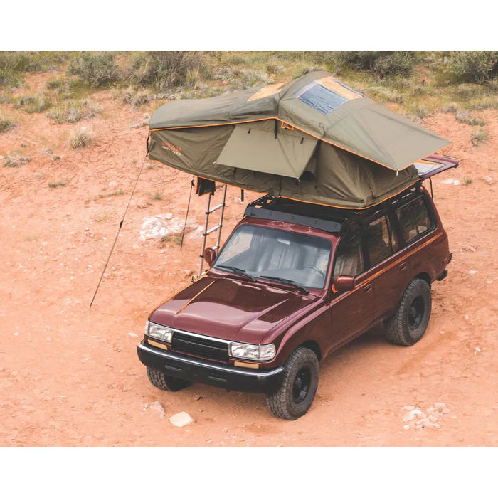 ROAM Adventure Co Vagabond Standard Forest Green/Hyper Orange Rooftop Tent