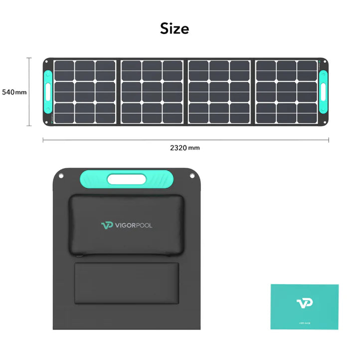 VigorPool 200W Solar Panel with SunPower Cells