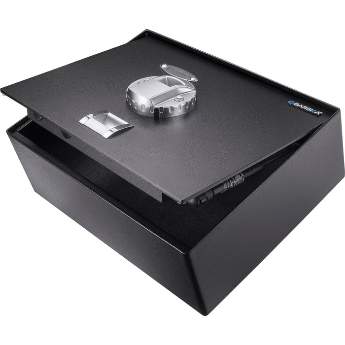 Barska AX11556 0.23 Cu. ft Top Opening Biometric Security Safe, Black - Ironclad Sentry