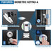 Barska AX11620 0.29 Biometric Security Safes | Keypad-A/B, Black - Ironclad Sentry