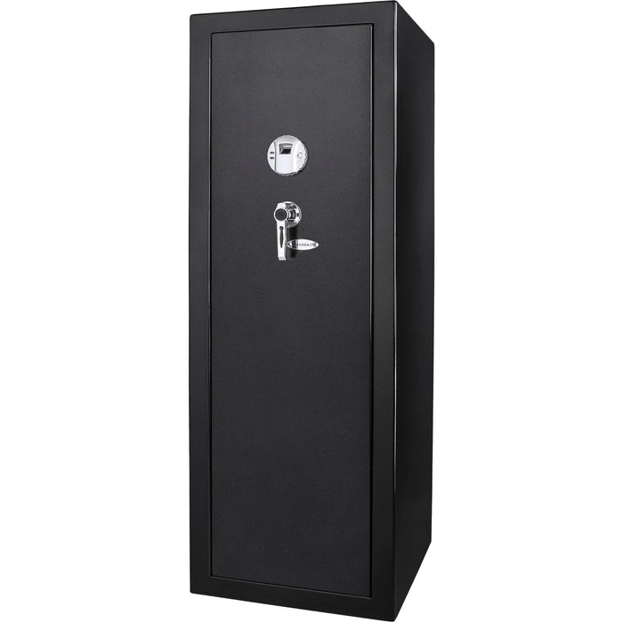 Barska AX11780 16 Rifle Capacity Biometric Rifle Safes | Keypad-B, Black - Ironclad Sentry