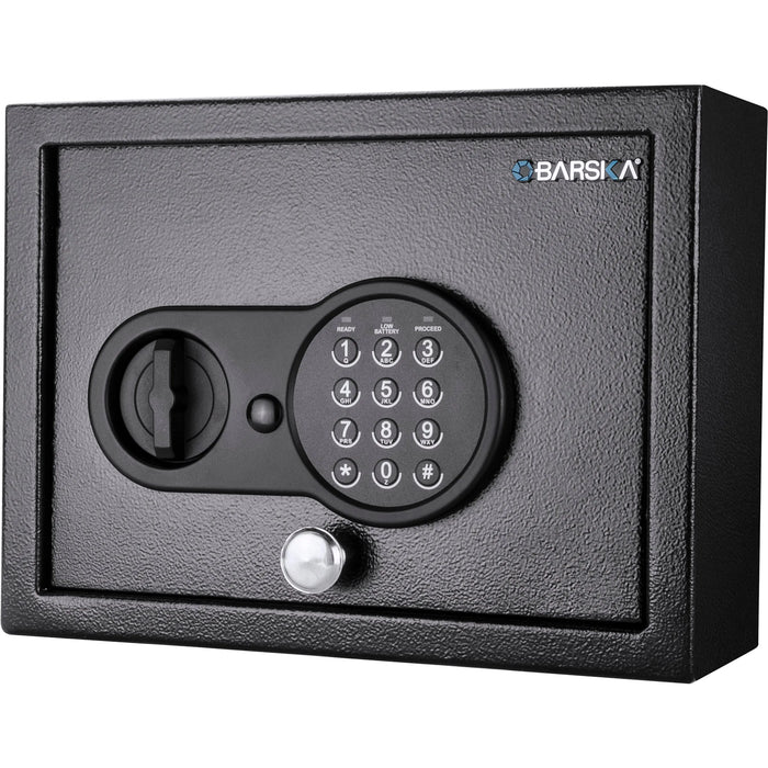 Barska AX12622 0.15 Cu. ft Top Opening Keypad Security Safe, Black - Ironclad Sentry