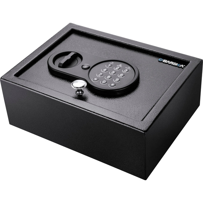 Barska AX12622 0.15 Cu. ft Top Opening Keypad Security Safe, Black - Ironclad Sentry