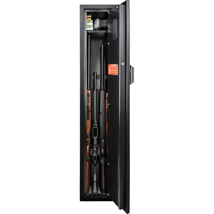 Barska HQ800 AX12760 Biometric Keypad Rifle Safes | Keypad-C, Black - Ironclad Sentry