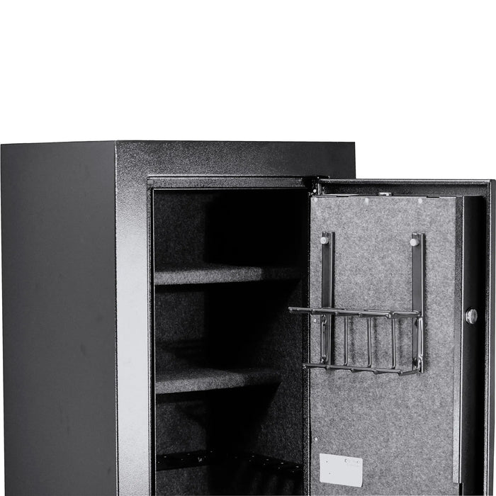 Barska HQ1000 AX13378 Biometric Keypad Rifle Safes | Keypad-C, Black - Ironclad Sentry