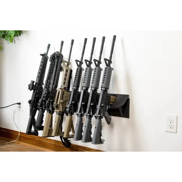 TacticalWalls ModWall Multi-Gun Rack, Black — Ironclad Sentry