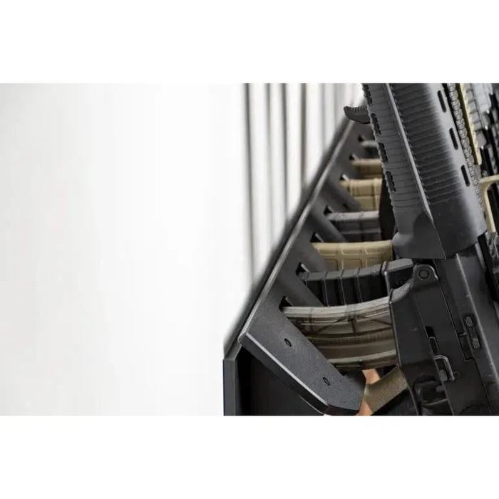 TacticalWalls ModWall Multi-Gun Rack, Black - Ironclad Sentry