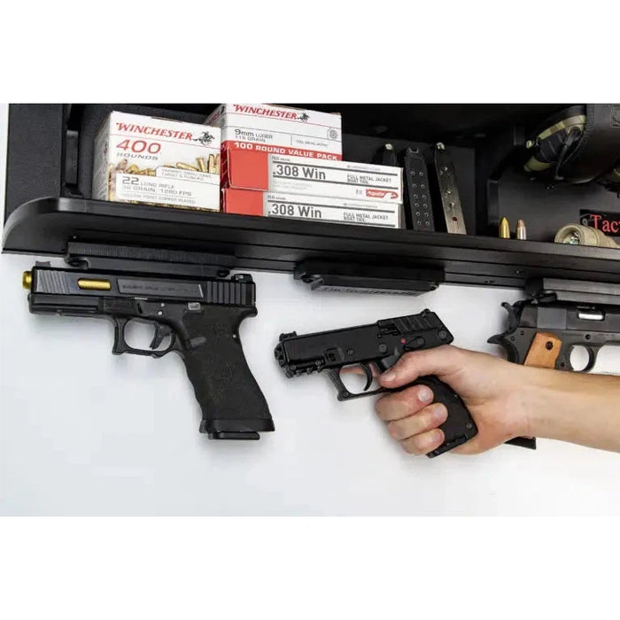 TacticalWalls ModWall Dual Shelf Package, Black - Ironclad Sentry