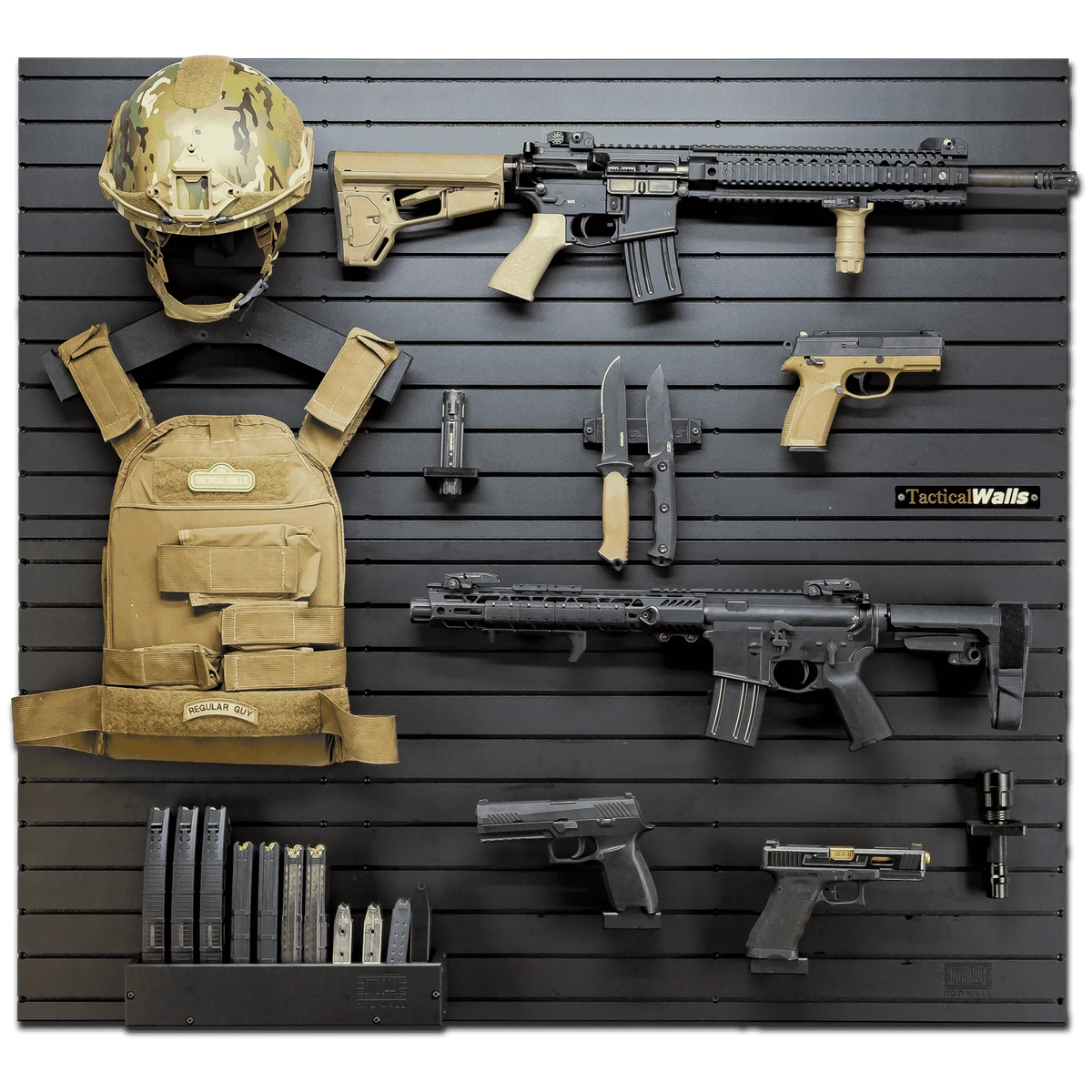 TacticalWalls ModWall Patriot Pack, Green — Ironclad Sentry