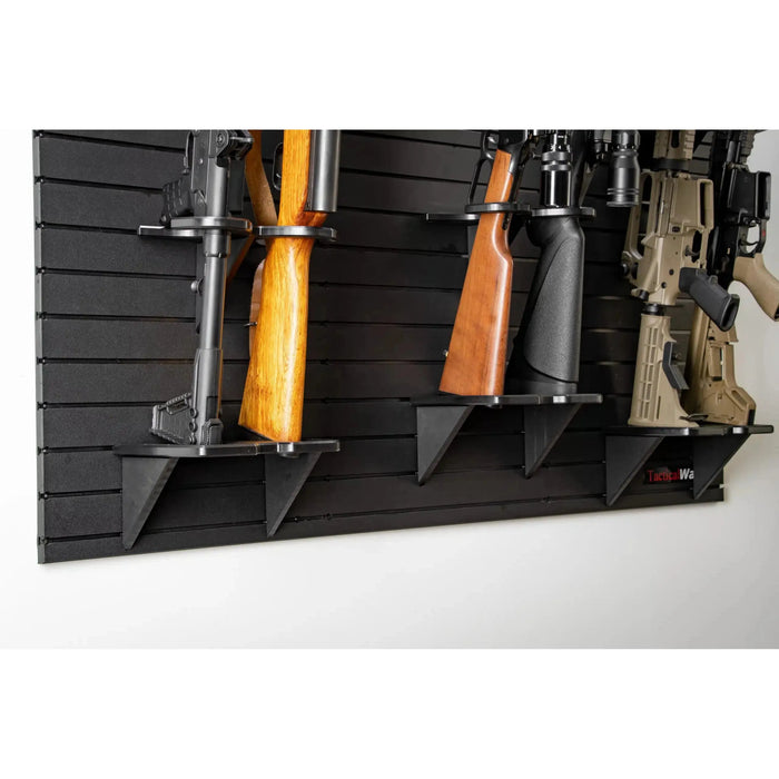 TacticalWalls ModWall Vertical Rifle Rack, Black - Ironclad Sentry