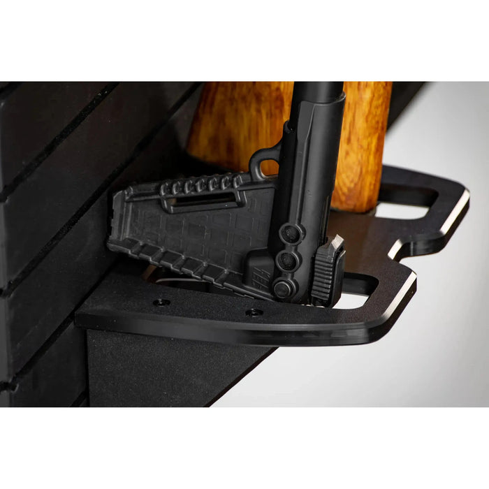 TacticalWalls ModWall Vertical Rifle Rack, Black - Ironclad Sentry