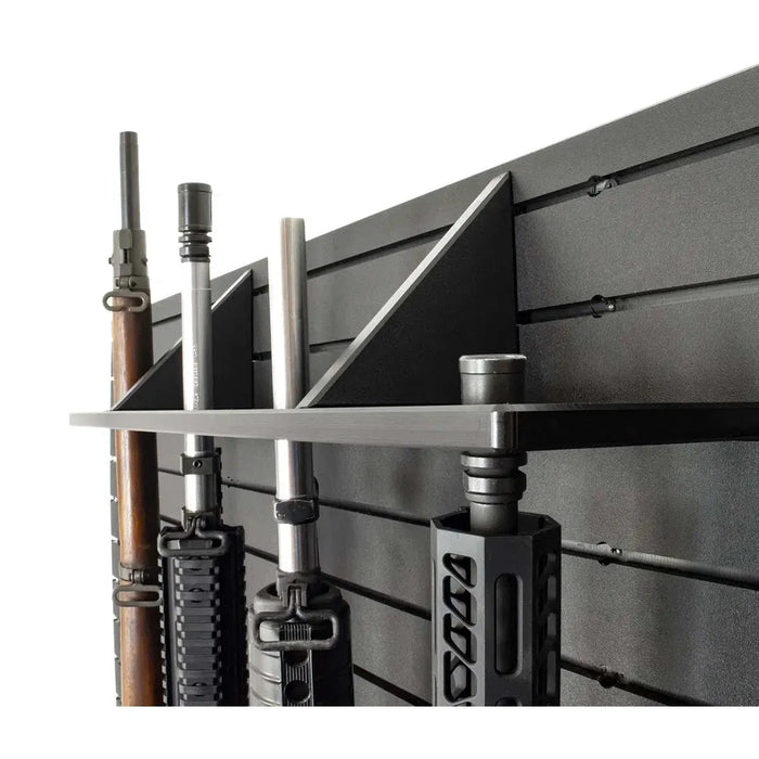 TacticalWalls ModWall Vertical Rifle Rack, Black - Ironclad Sentry