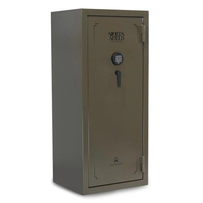 Sports Afield Journey SA5524J 30-Gun Electronic Lock Gun Safe, OD Green Textured Gloss Finish - Ironclad Sentry