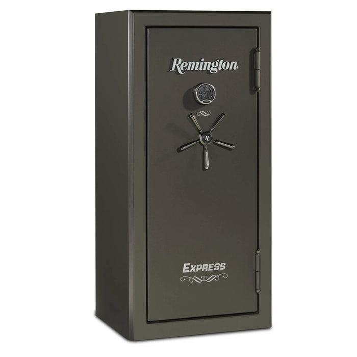 Remington Express SAR5924E 24-Gun Fireproof and Waterproof Gun Safe with Electronic Lock, Graphite Satin Metallic Finish - Ironclad Sentry