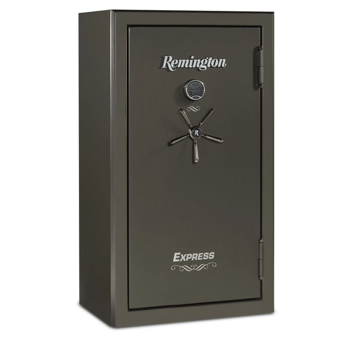 Remington Express SAR5934E 34-Gun Fireproof and Waterproof Gun Safe with Electronic Lock, Graphite Satin Metallic Finish - Ironclad Sentry