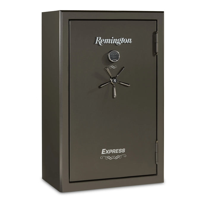 Remington Express SAR5944E 44-Gun Fireproof and Waterproof Gun Safe with Electronic Lock, Graphite Satin Metallic Finish - Ironclad Sentry