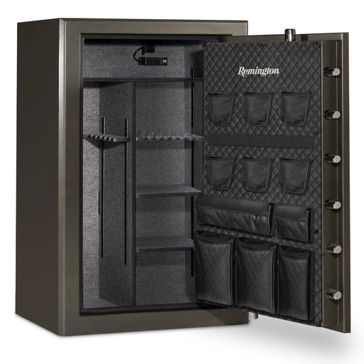 Remington Express SAR5944E 44-Gun Fireproof and Waterproof Gun Safe with Electronic Lock, Graphite Satin Metallic Finish - Ironclad Sentry