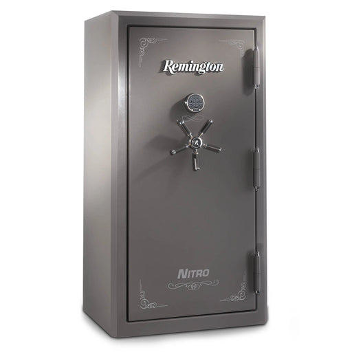 Remington Nitro SAR6536N Nitro 36-Gun Fireproof and Waterproof Gun Safe with Electronic Lock, Seltzer Gray Gloss - Ironclad Sentry