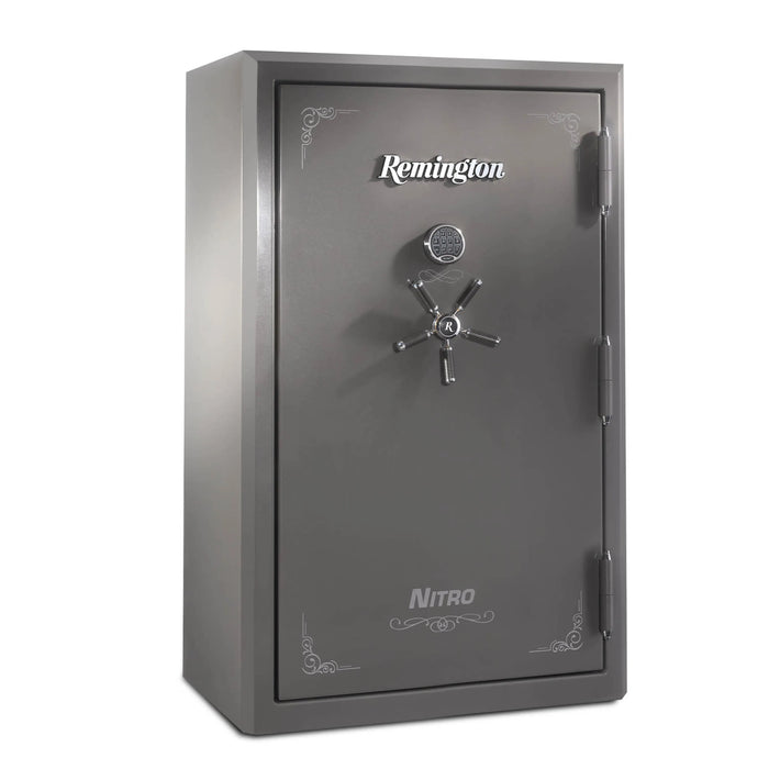 Remington Nitro SAR6546N Nitro 46-Gun Fireproof and Waterproof Gun Safe with Electronic Lock, Seltzer Gray Gloss - Ironclad Sentry